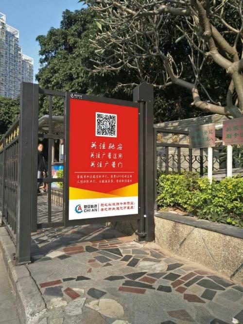 孝感孝南区人行通道喷塑广告单门